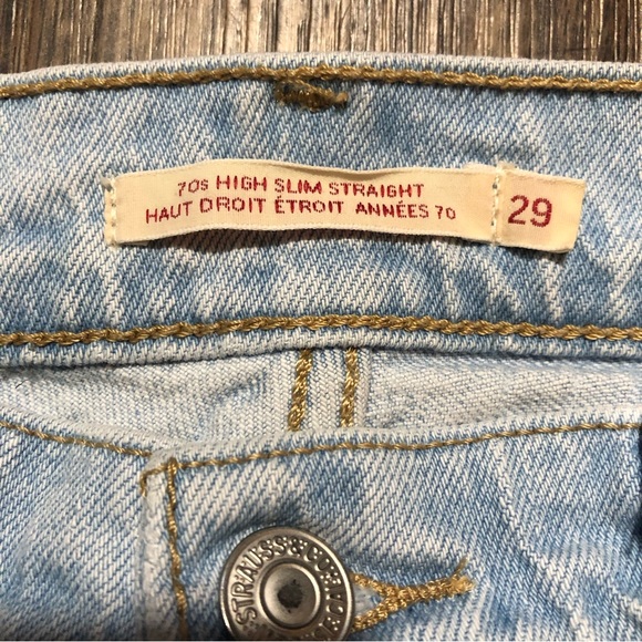 Levi’s 70’s High Slim Straight Jeans - Picture 11 of 16
